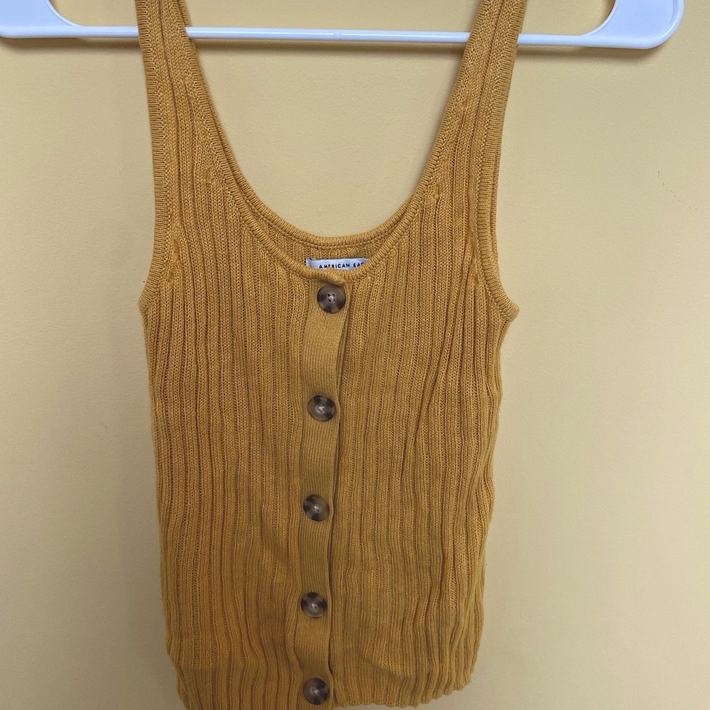 American Eagle Yellow Top